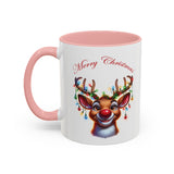 The Rudolf Song, Accent Coffee Mug, 11oz, 15oz, personalizable