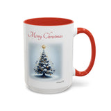 Christmas Tree, Accent Coffee Mug, 11oz, 15oz, personalizable