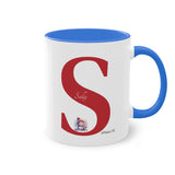Sally: Happy Snowman, Two-Tone Coffee Mug, 11oz (330 ml)