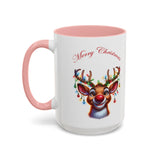 The Rudolf Song, Accent Coffee Mug, 11oz, 15oz, personalizable