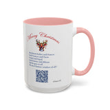 The Rudolf Song, Accent Coffee Mug, 11oz, 15oz, personalizable