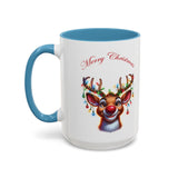 The Rudolf Song, Accent Coffee Mug, 11oz, 15oz, personalizable