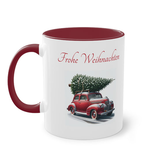 Jan (2),  Christmas tree, Two-Tone Coffee Mug, 11oz (330 ml)