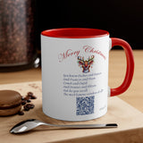 The Rudolf Song, Accent Coffee Mug, 11oz