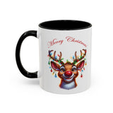 The Rudolf Song, Accent Coffee Mug, 11oz, 15oz, personalizable