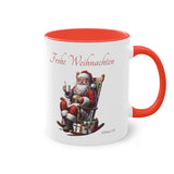 Santa Claus, Two-Tone Coffee Mug, 11oz (330 ml)