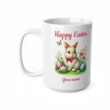 Easter Bunny (1) - Personalisable Ceramic Cup, Easter mug, for girls, for boys, Easter present, Easter gift