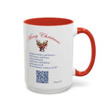 The Rudolf Song, Accent Coffee Mug, 11oz, 15oz, personalizable