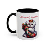 Coton de Tulear Girl, Accent Coffee Mug, 11oz, 15oz, personalizable