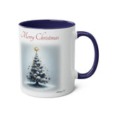Christmas Tree, Two-Tone Coffee Mug, 11oz