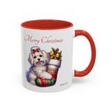 Havanese Girl, Christmas Accent Coffee Mug, 11oz, 15oz, personalizable