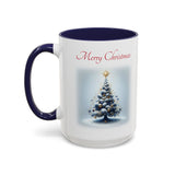 Christmas Tree, Accent Coffee Mug, 11oz, 15oz, personalizable