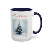 Christmas Tree, Accent Coffee Mug, 11oz, 15oz, personalizable