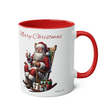 Santa Two-Tone Coffee Mug, 11oz