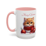 Ginger kitten, Accent Coffee Mug, 11oz, 15oz, personalizable