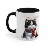 Tuxedo kitten, Accent Coffee Mug, 11oz