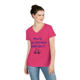 Mom's Taxi Service - Ladies' V-Neck T-Shirt