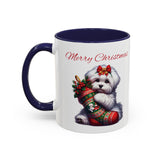 Coton de Tulear Girl, Accent Coffee Mug, 11oz, 15oz, personalizable