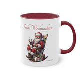 Santa Claus, Two-Tone Coffee Mug, 11oz (330 ml)