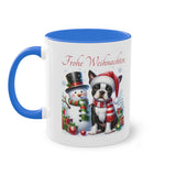 Boston Terrier, Two-Tone Coffee Mug, 11oz (330 ml)