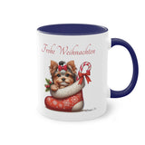 Yorkshire Terrier, Two-Tone Coffee Mug, 11oz (330 ml)