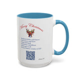 The Rudolf Song, Accent Coffee Mug, 11oz, 15oz, personalizable