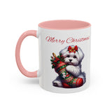 Coton de Tulear Girl, Accent Coffee Mug, 11oz, 15oz, personalizable