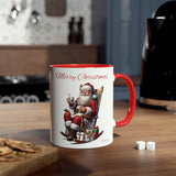 Santa Two-Tone Coffee Mug, 11oz