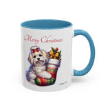 Havanese Girl, Christmas Accent Coffee Mug, 11oz, 15oz, personalizable