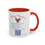 The Rudolf Song, Accent Coffee Mug, 11oz, 15oz, personalizable