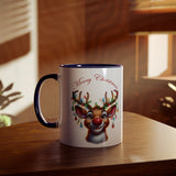 The Rudolf Song Mug, Two-Tone Coffee Mug, 11oz