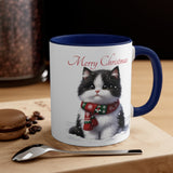 Tuxedo kitten, Accent Coffee Mug, 11oz