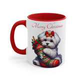 Christmas Coton (Boy or Girl), Accent Mugs, 11oz