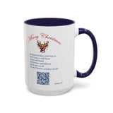 The Rudolf Song, Accent Coffee Mug, 11oz, 15oz, personalizable