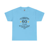 Celebrating 60 Years of Excellence, Est.1964, birthday t-shirt, for men, for women, 60th, birthday tee, gift, present, Unisex Heavy Cotton