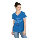 Mom's Taxi Service - Ladies' V-Neck T-Shirt