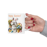 Easter Coton, White Ceramic Mug 11oz (USA)