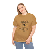 Celebrating 70 Years of Excellence, Est.1954, birthday t-shirt, for men, for women, 70th, birthday tee, gift, present, Unisex Heavy Cotton