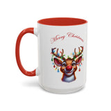 The Rudolf Song, Accent Coffee Mug, 11oz, 15oz, personalizable