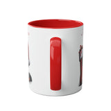 Naomy: Two-Tone Coffee Mugs, 11oz