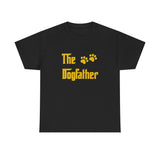 The Dogfather T-Shirt — Funny Dog Lover Tee with Paw Print
