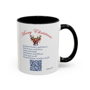 The Rudolf Song, Accent Coffee Mug, 11oz, 15oz, personalizable