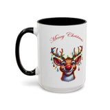 The Rudolf Song, Accent Coffee Mug, 11oz, 15oz, personalizable