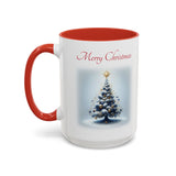 Christmas Tree, Accent Coffee Mug, 11oz, 15oz, personalizable