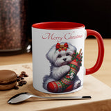 Christmas Coton (Boy or Girl), Accent Mugs, 11oz