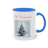 Christmas tree, Two-Tone Coffee Mug, 11oz (330 ml)