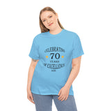 Celebrating 70 Years of Excellence, Est.1954, birthday t-shirt, for men, for women, 70th, birthday tee, gift, present, Unisex Heavy Cotton