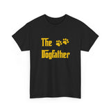The Dogfather T-Shirt — Funny Dog Lover Tee with Paw Print