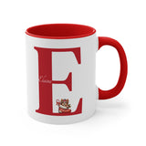 Cute Coton Boy Mug, Christmas Two-Tone Coffee Mug, 11oz