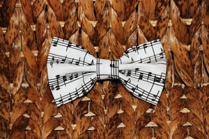 Pet bow tie - Musical Notes